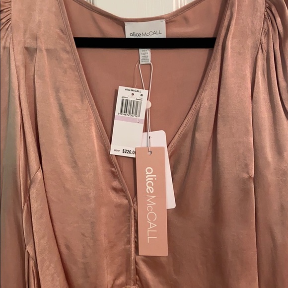 Alice McCall silk crop top NWT Revolve - Picture 5 of 5